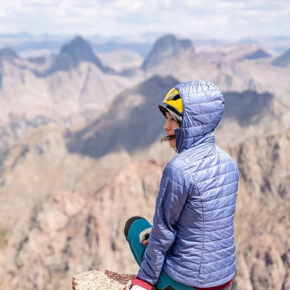 Patagonia Nano Puff Insulated Hoody Jacket Size Medium Float Blue - Picture 15 of 17